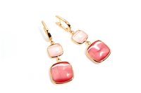 Ohrringe Madì Dame Laguna Ciliegia in Silber Quarzo idrotermale 38790-MADÌ